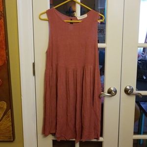 NWT flowy empire waist babydoll dress or tunic  L